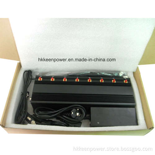 18W High Power 8 Bands VHF UHF Jammer GPS WiFi Jammer